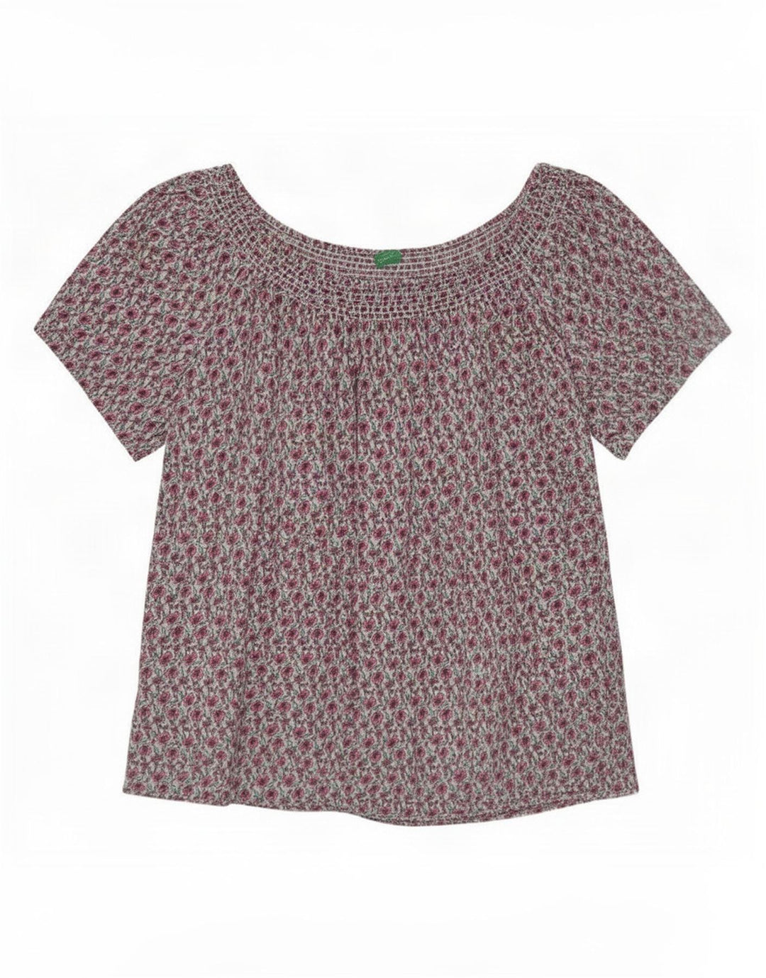 Benetton Blusa Mujer ES 46 Grande Multicolor Floral