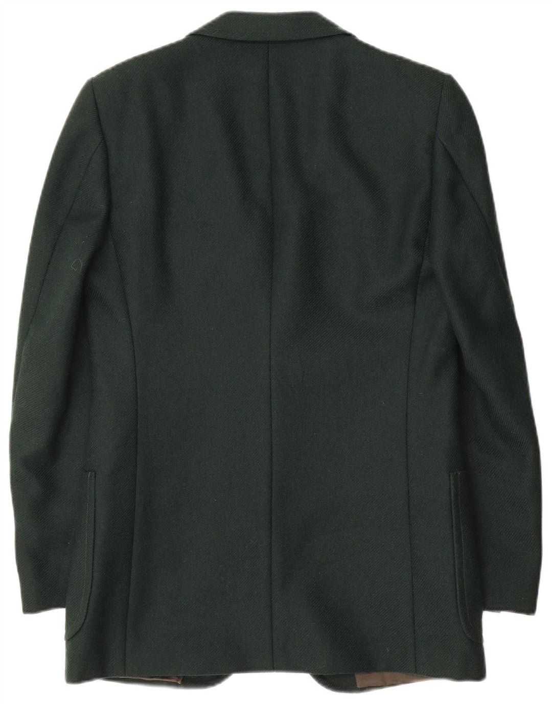 Facis Chaqueta tipo blazer de 2 botones para hombre UK 36 Small Green Wool