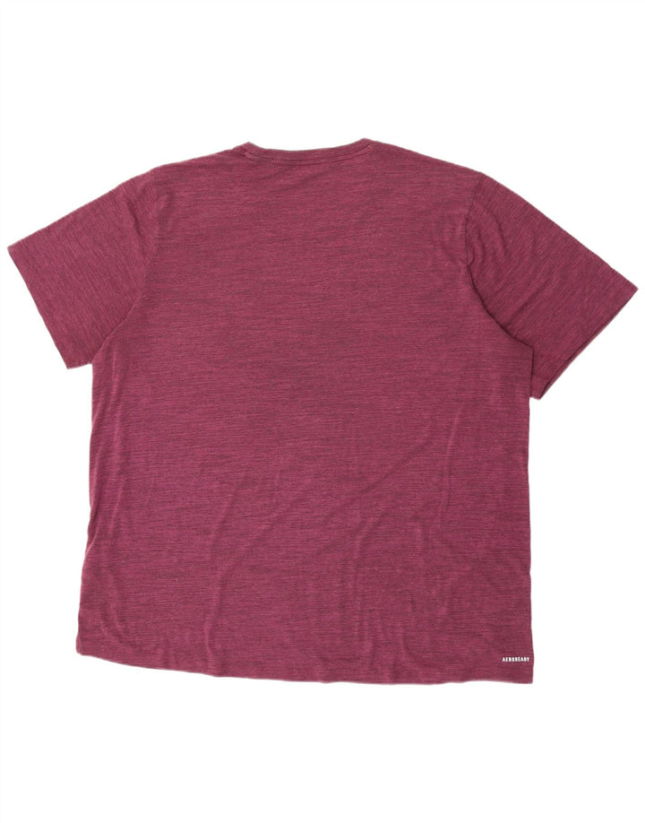 Adidas Camiseta Hombre Top XL Poliéster Moteado Burdeos