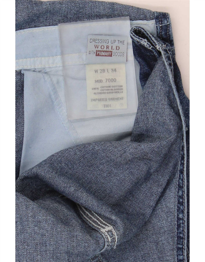 Rifle Jeans tipo peto cargo para hombre W28 L34 Algodón azul
