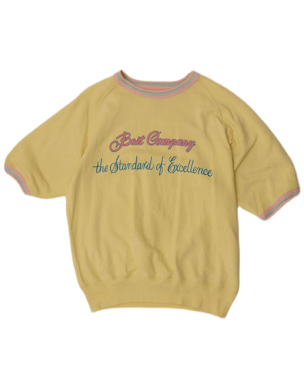 Best Company Camiseta gráfica para mujer Top UK 46 Large Yellow