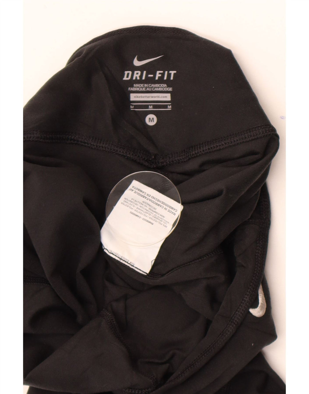 Nike - Pantalones de chándal Dri Fit para mujer, talla M, poliéster negro