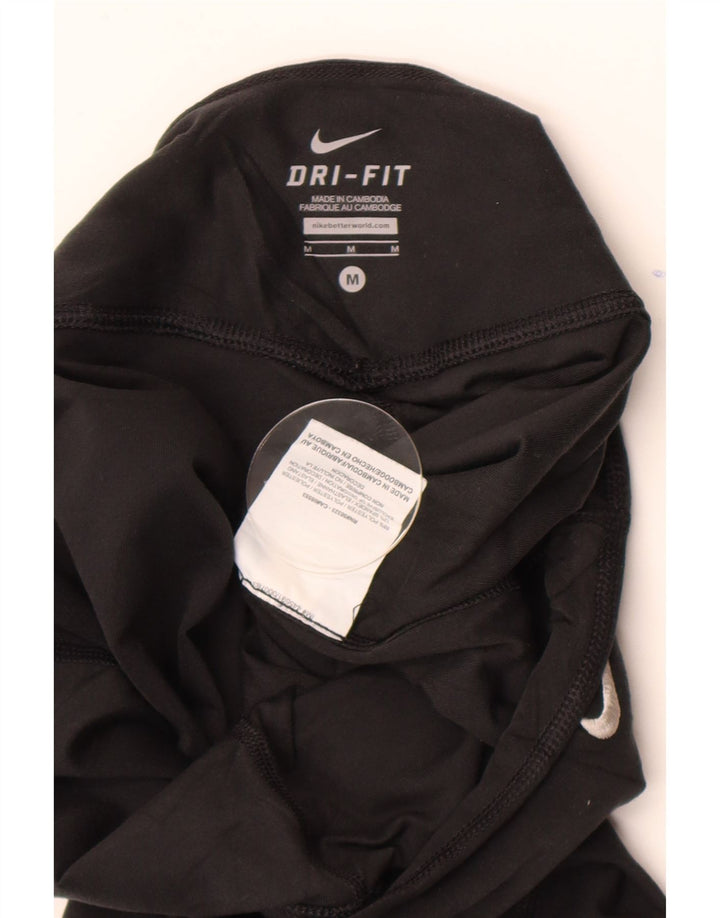 Nike - Pantalones de chándal Dri Fit para mujer, talla M, poliéster negro