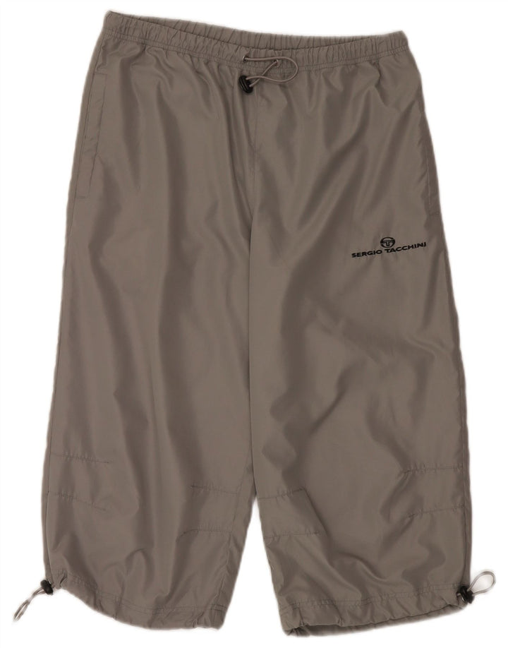 Sergio Tacchini Pantalón Chándal Capri Hombre Poliéster Gris Medio