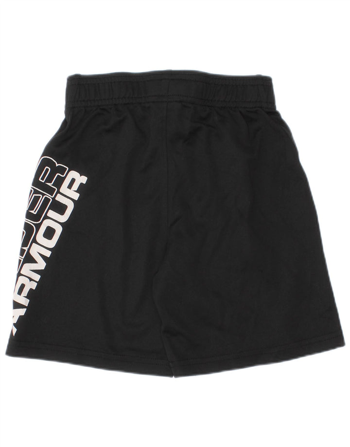 Under Armour Pantalones cortos deportivos con gráficos para niños 3-4 años Poliéster negro