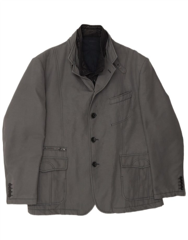 Manuel Ritz Chaqueta utilitaria para hombre UK 44 2XL Gris