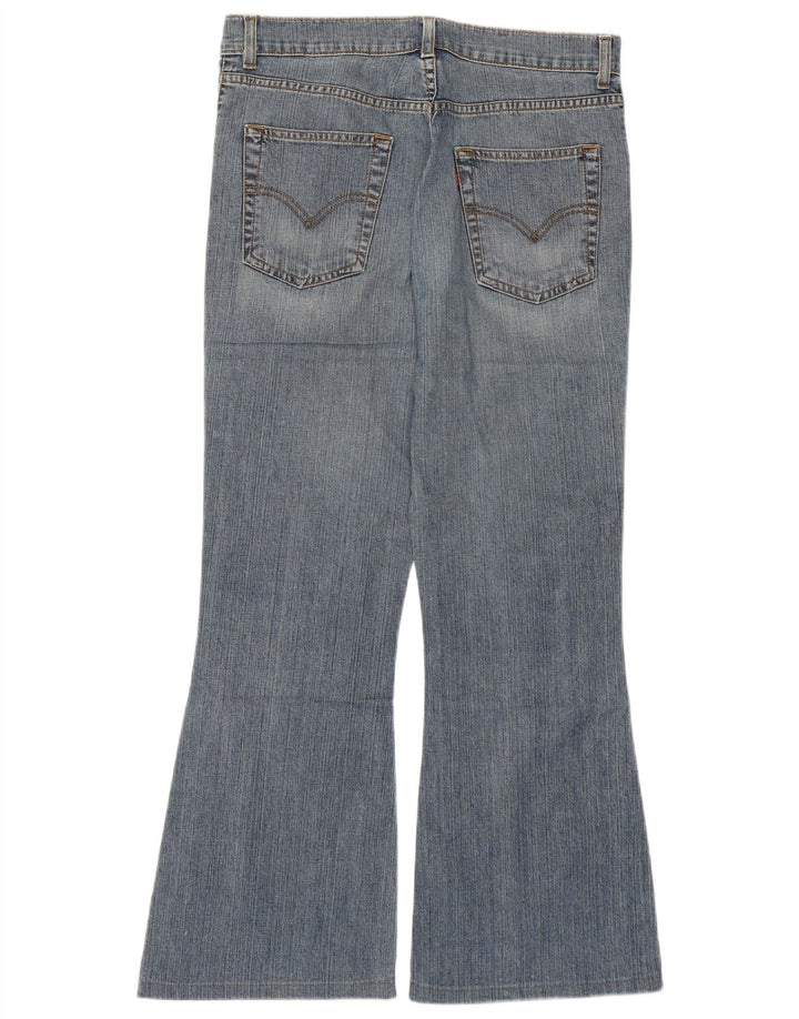 LEVI'S Womens Flared Jeans W30 L27 Blue Cotton
