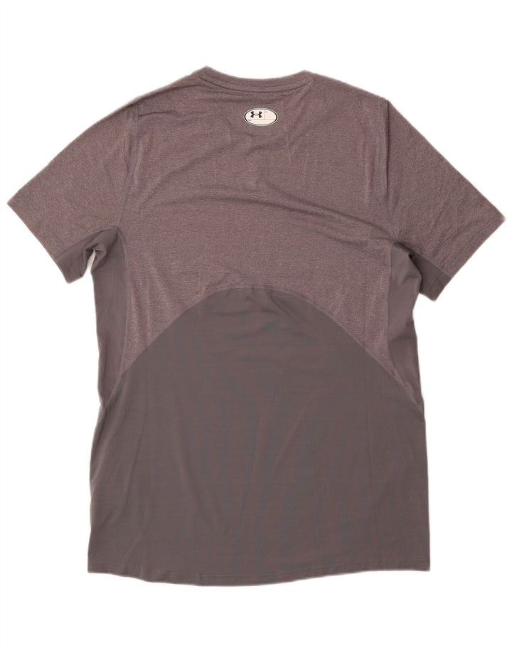 Camiseta Under Armour Heat Gear para hombre Top poliéster moteado gris medio