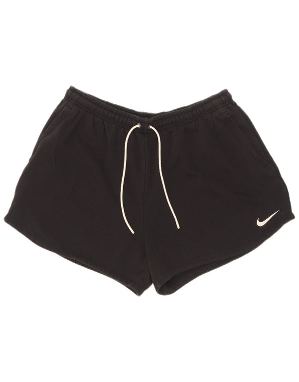 Nike Pantalones cortos deportivos para hombre XL Algodón negro