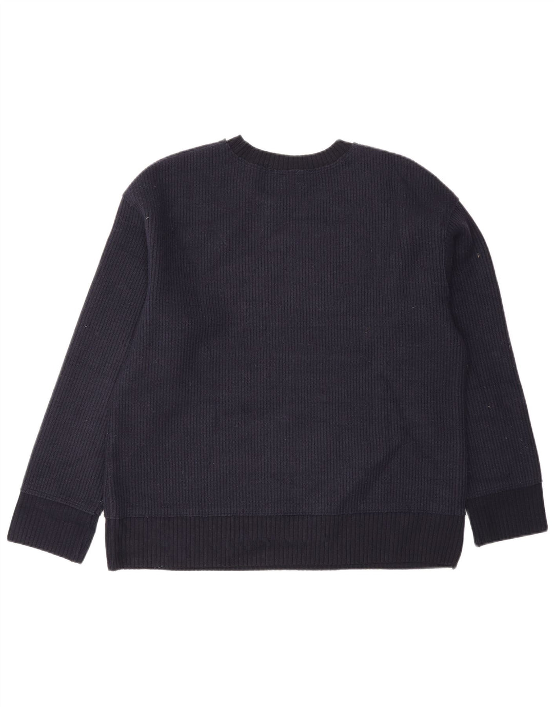 Zara Hombre Jersey Cuello Redondo Jersey Small Azul Marino Viscosa