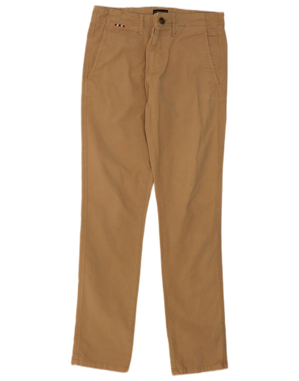 Napapijri Pantalones chinos ajustados para hombre W31 L33 Beige