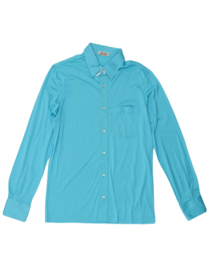Camisa Vintage de Hombre Pequeña Azul