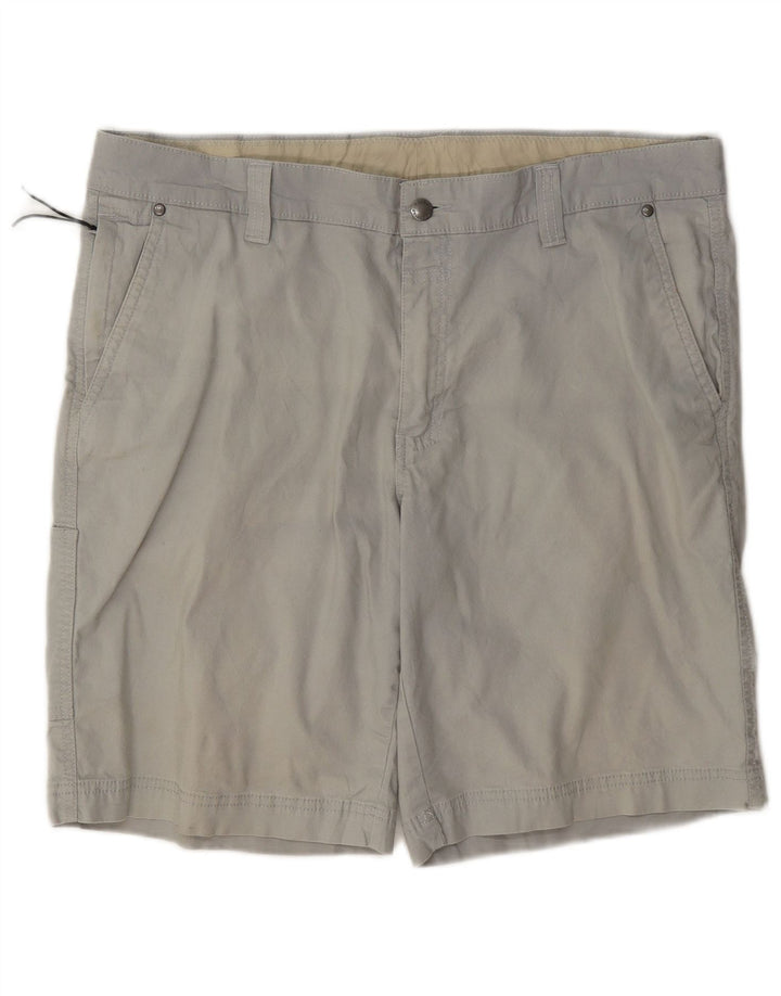 Columbia Pantalones cortos cargo de ajuste regular para hombre W36 Algodón azul grande