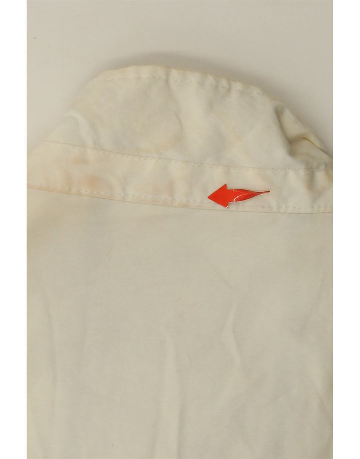 REFRIGUE Chaqueta Bomber para Hombre UK 44 2XL Algodón Blanco Roto