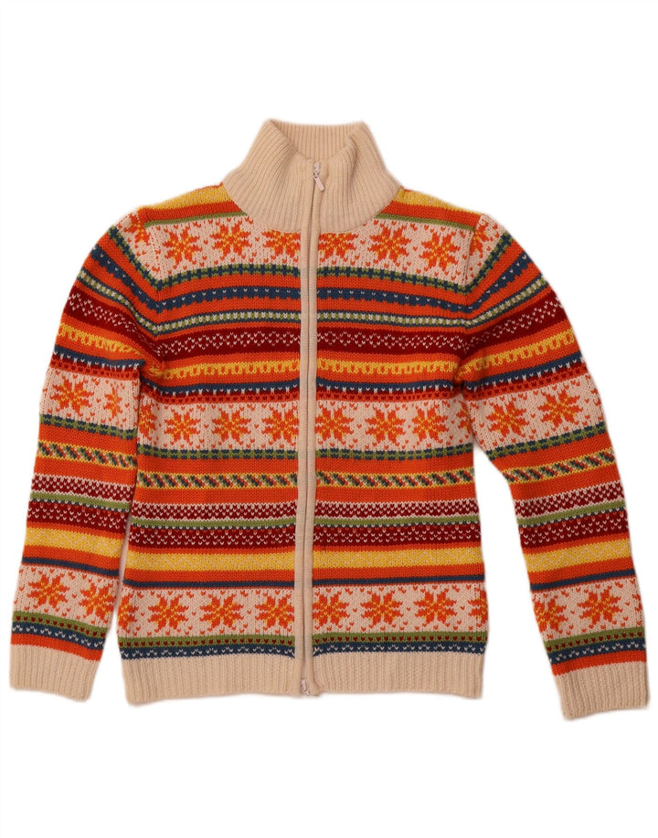 TCM Suéter Cárdigan para Mujer Reino Unido 10/12 Lana Fair Isle Multicolor Mediana