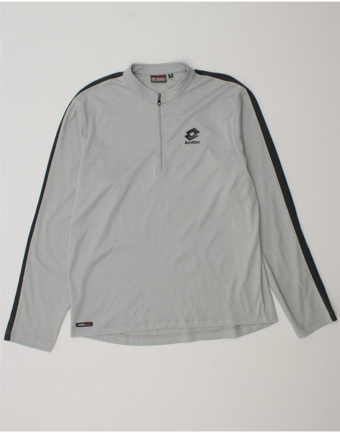 Lotto Hombre Jersey De Chándal Con Cremallera Y Cuello En Bloque De Color Gris Medio