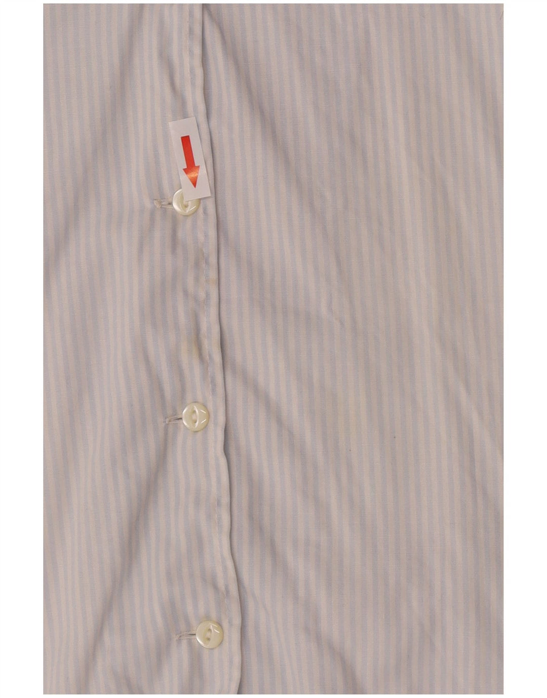 Benetton Blusa Camisera De Manga Corta IT 44 Azul Medio Raya diplomática