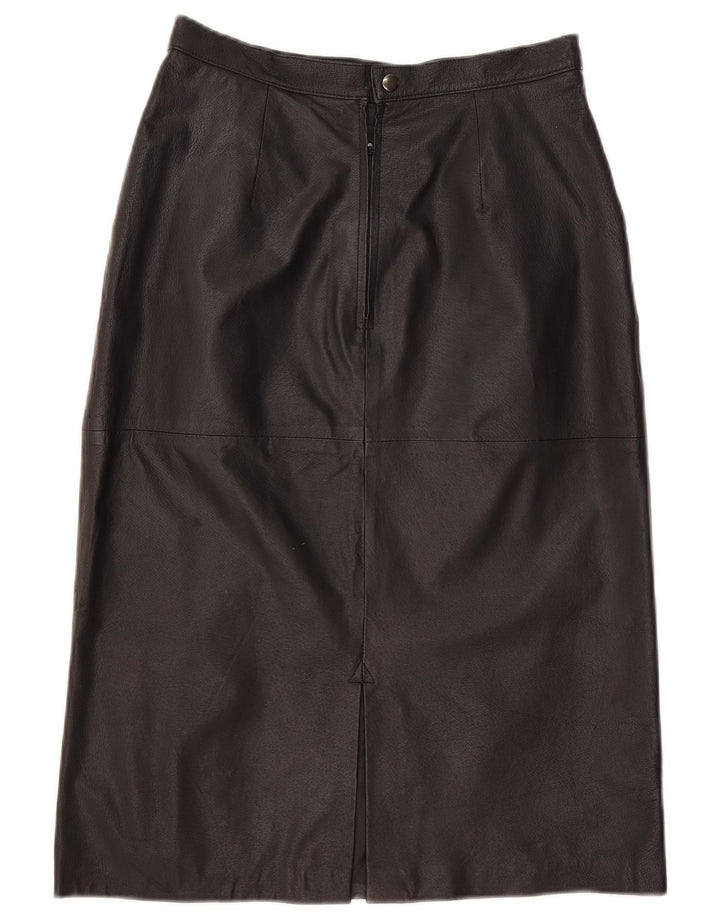 Falda recta vintage para mujer EU 40 Mediana W30 Negro