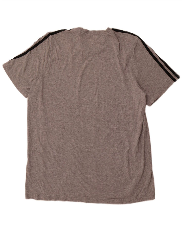 ADIDAS Camiseta Hombre Top XL Gris Algodón
