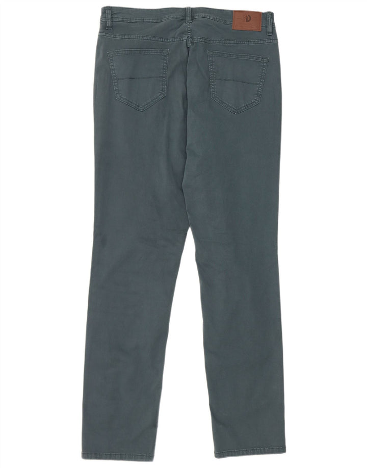 Dack's Pantalones casuales delgados para hombre W34 L32 Algodón verde