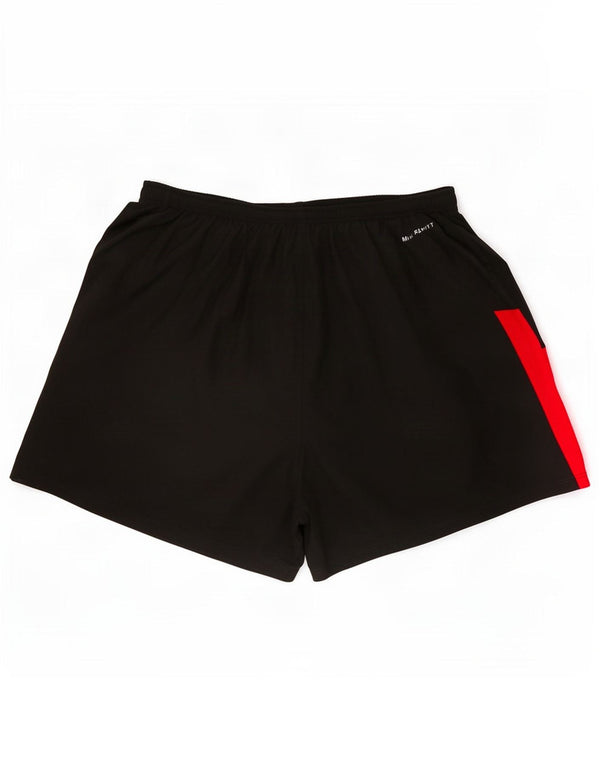 Pantalones cortos deportivos Nike Dri Fit para hombre, talla grande, color negro