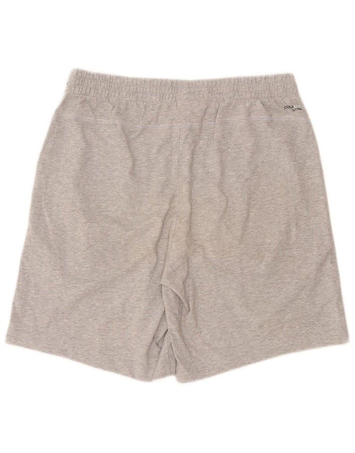 Adidas Mens Climalite Sport Shorts Gris Medio Algodón Moteado