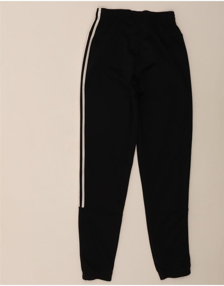 Adidas Mujer Chándal Pantalones Joggers UK 10 Pequeño Negro Poliéster