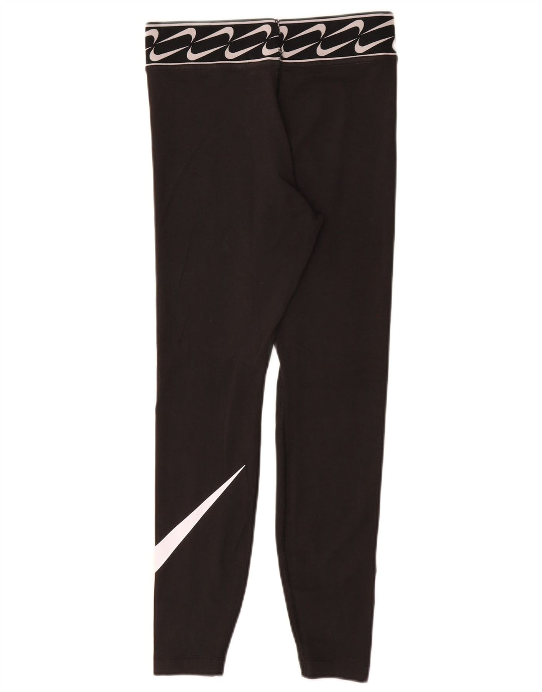 NIKE Leggings gráficos para mujer UK 10 Small Algodón negro