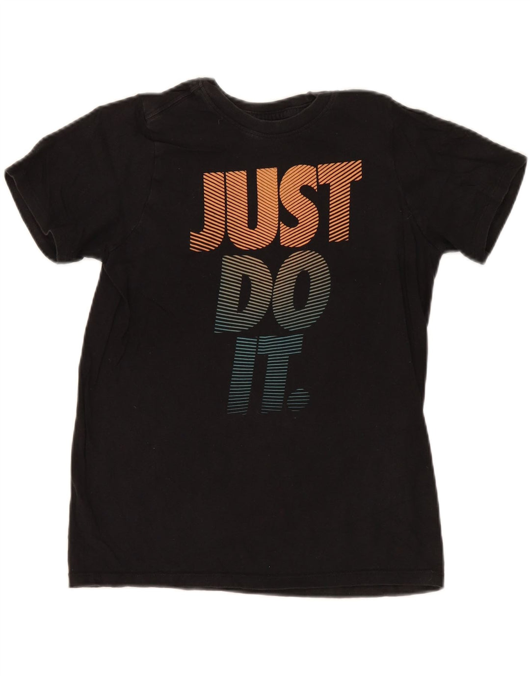 NIKE Boys Athletic Cut Graphic T-Shirt Top 10-11 Years Medium  Black Vintage Nike and Second-Hand Nike from Messina Hembry 