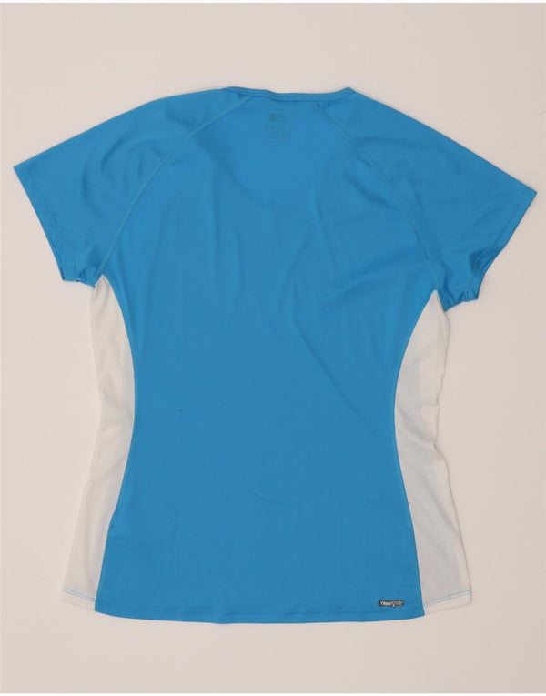 The North Face Camiseta para mujer Top UK 44 Grande Azul Colorblock Poliéster