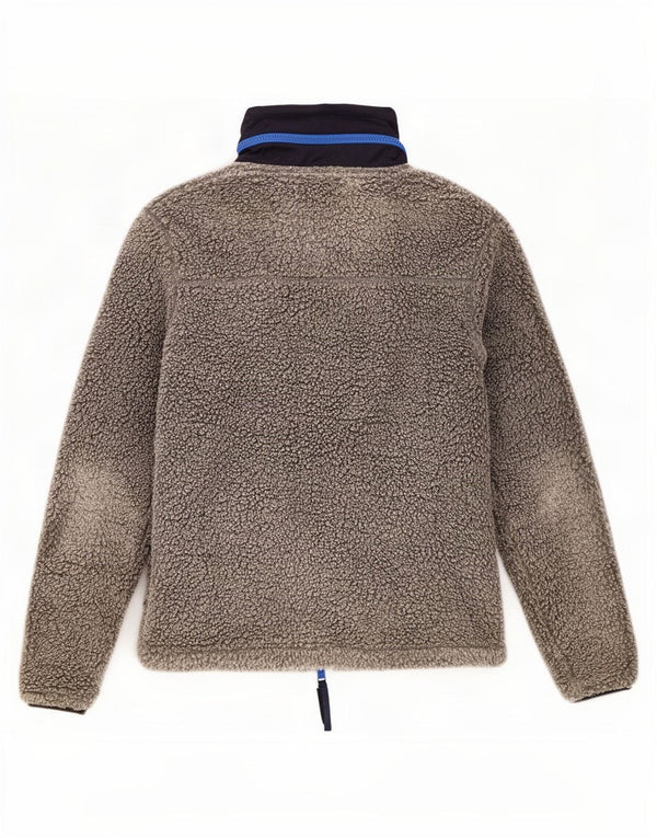 Superdry Chaqueta Polar Con Capucha Para Hombre ES 42 XL Poliéster Color Block Gris
