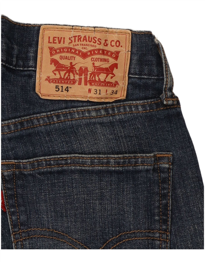 Levi's Hombre 514 Vaqueros Rectos W31 L30 Azul Marino
