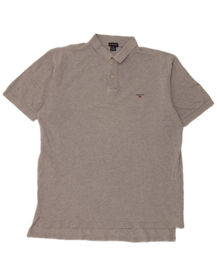 Gant Polo Hombre XL Algodón Gris
