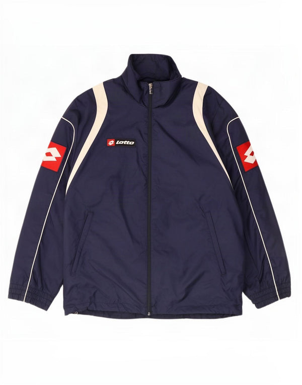 Lotto Hombre Chaqueta De Chándal Con Gráfico Small Azul Marino Colorblock