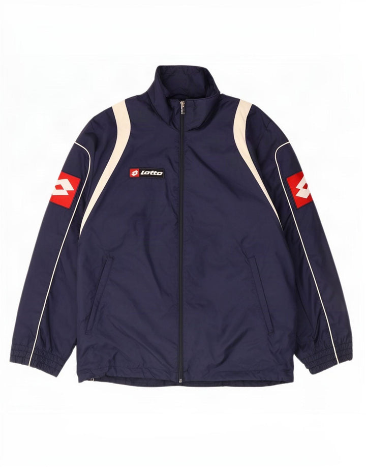 Lotto Hombre Chaqueta De Chándal Con Gráfico Small Azul Marino Colorblock