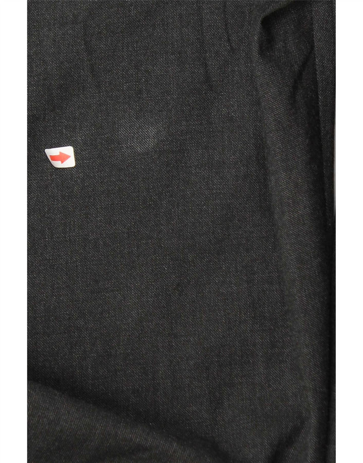 Marks & Spencer Pantalón chino regular para hombre W40 L33 Poliéster gris