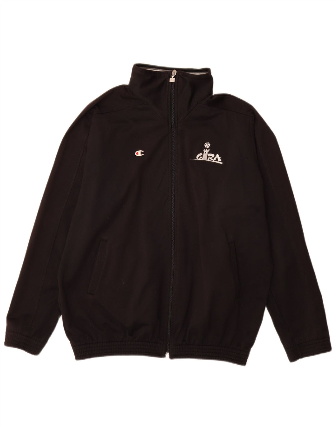 Champion Chaqueta de chándal holgada para niños 15-16 años Poliéster negro
