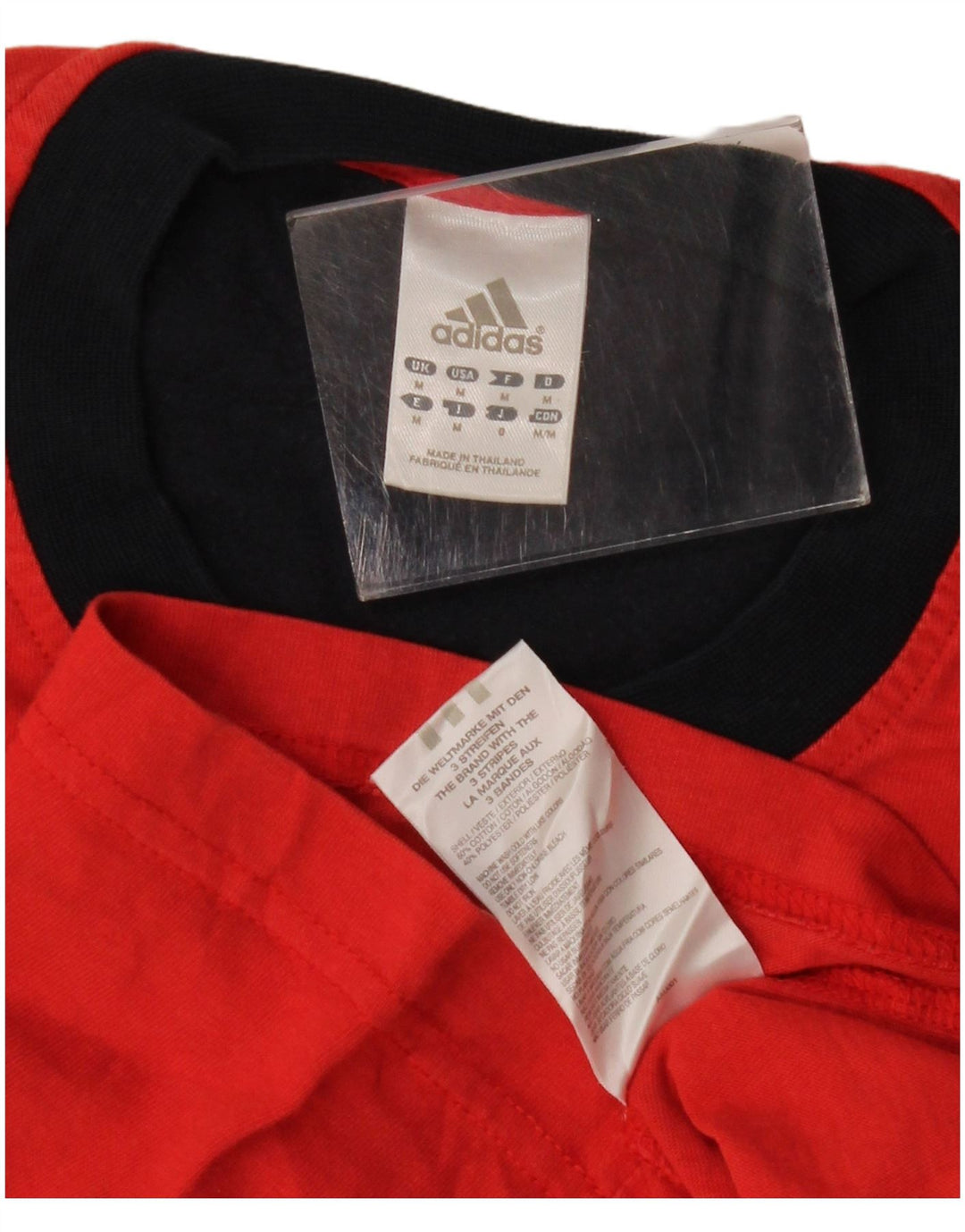 Adidas - Camiseta gráfica para hombre, color rojo medio, algodón