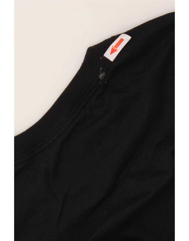 Jordan - Camiseta gráfica de ajuste estándar para hombre, talla mediana, algodón negro