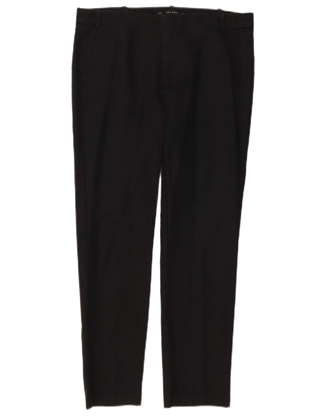 ZARA Pantalón chino slim para mujer EU 38 Small W28 L27 Negro