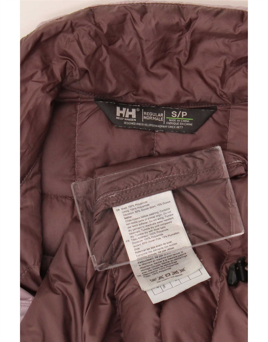 Helly Hansen Chaqueta acolchada para mujer UK 10 Small Púrpura Poliamida