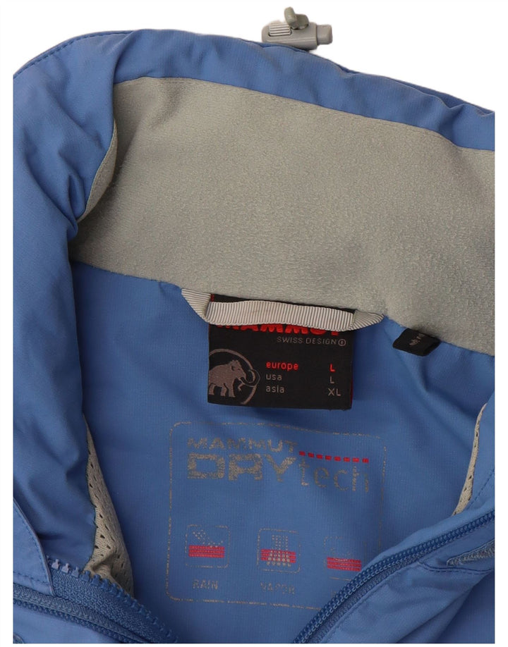 Mammut Chaqueta impermeable con capucha para mujer UK 46 Large Blue