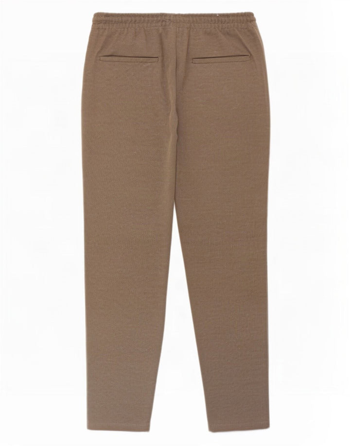 Zara Hombre Pantalón Chino Slim Medium W31 L28 Poliéster Beige