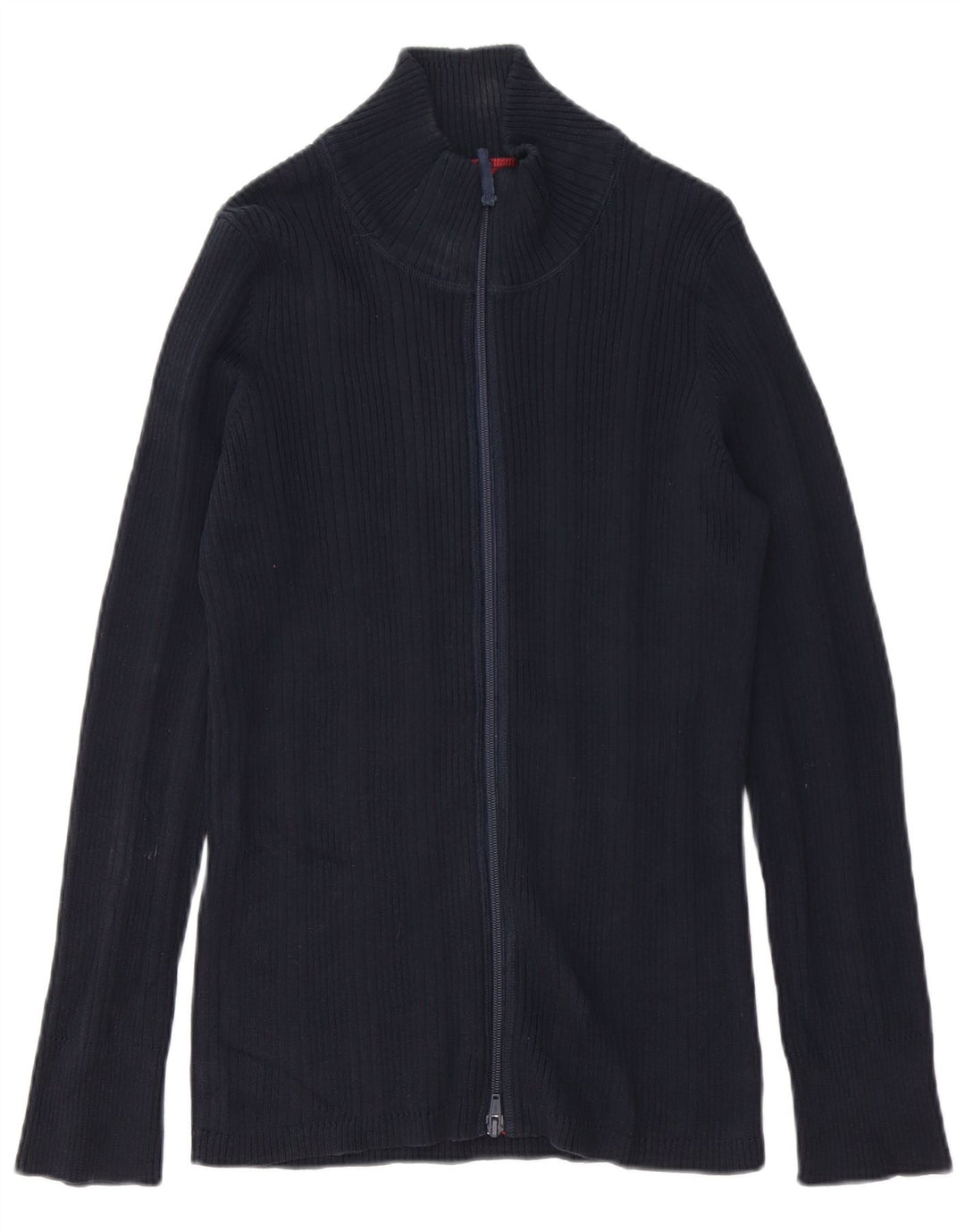 EDDIE BAUER Cárdigan para hombre suéter grande azul marino algodón