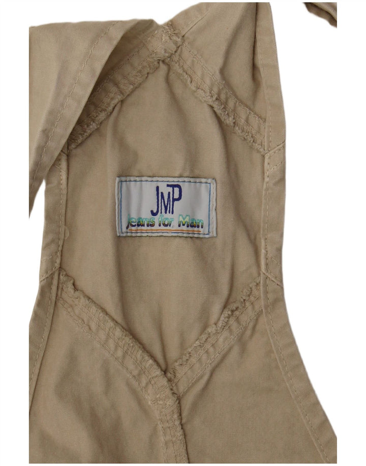 Vintage Hombre Dungarees Cargo Pantalones W30 L31 Beige