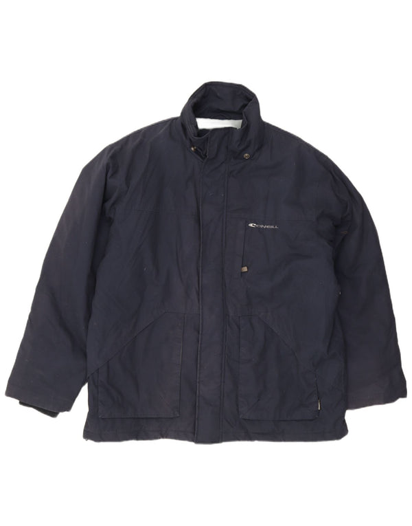 O'Neill Chaqueta cortavientos estampada para hombre UK 40 Large Azul marino Colorblock