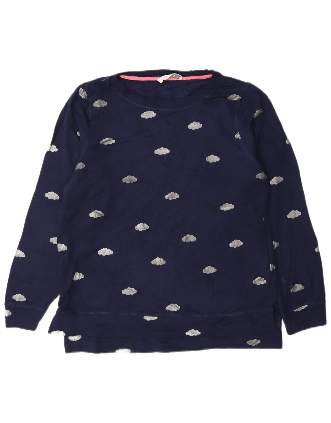 Oasis Sudadera de gran tamaño con gráfico para mujer UK 10 Small Azul marino