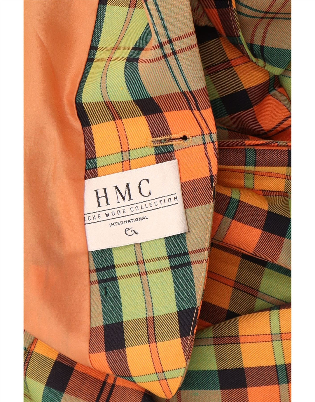 HMC Chaqueta tipo blazer con doble botonadura para mujer UK 12 Medium Multicolor Check