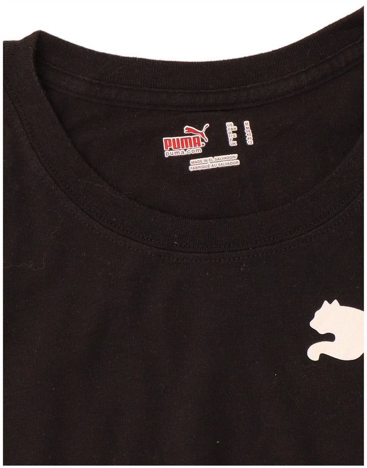 PUMA Camiseta para mujer Top UK 12 Medium Black