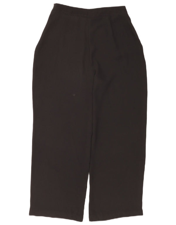 Zara Mujer Pantalones Cortos De Corte Suelto EU 40 Medium W30 L26 Poliéster Negro